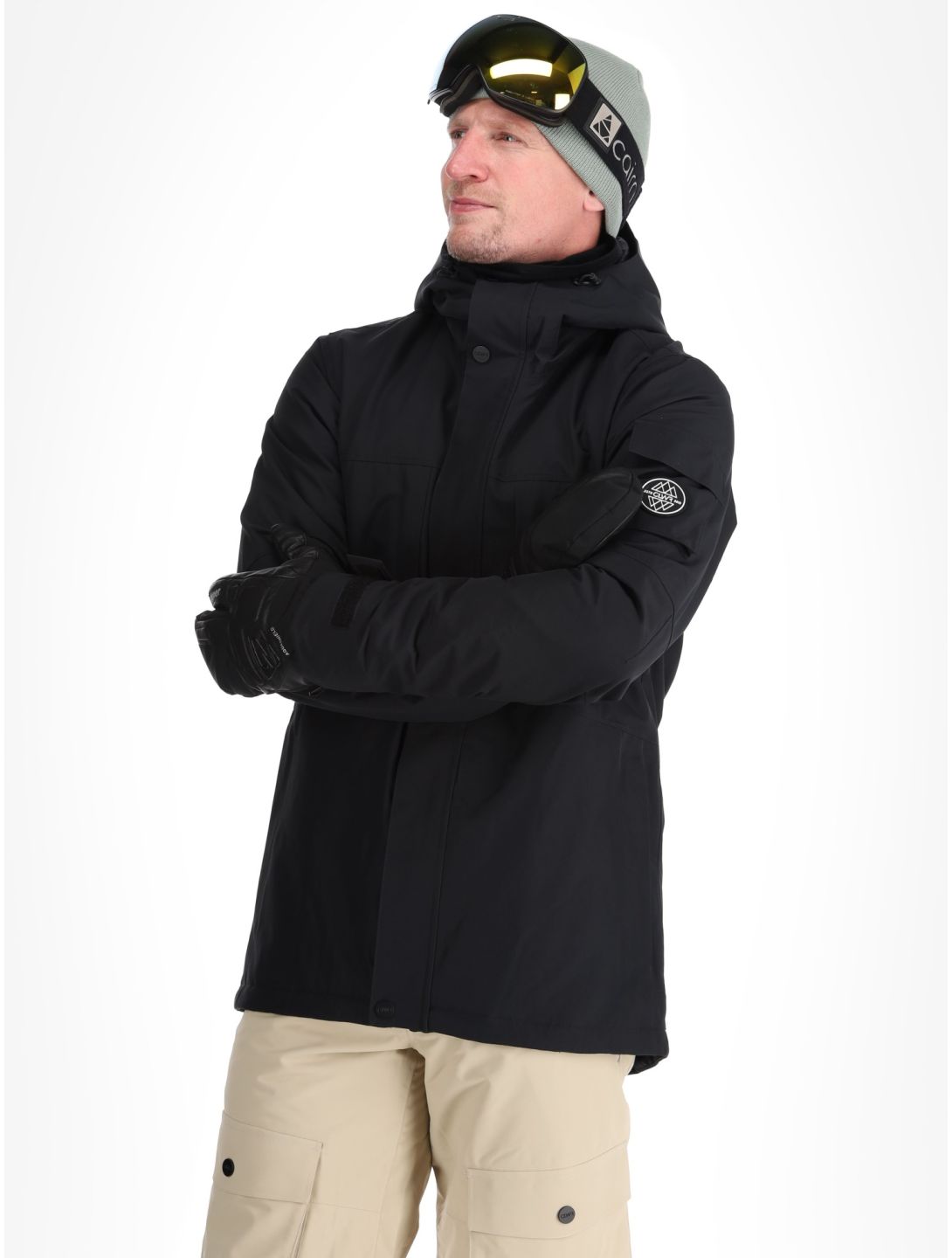 ColourWear, M Eagle ski jacket men Black black 