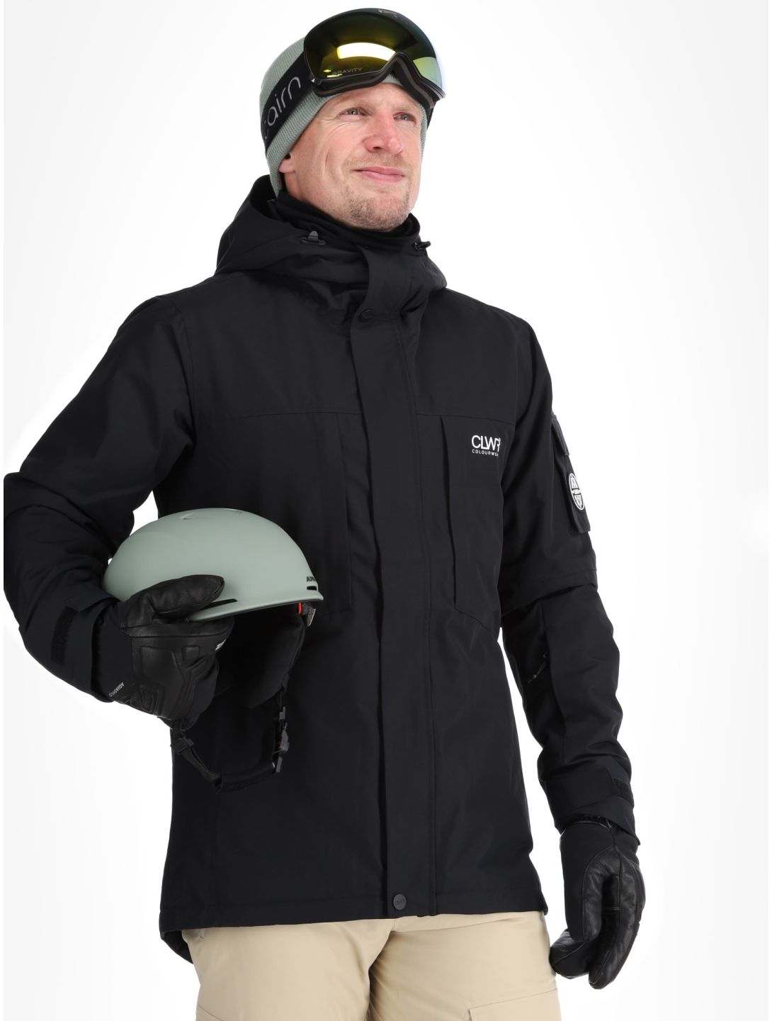 ColourWear, M Eagle ski jacket men Black black 