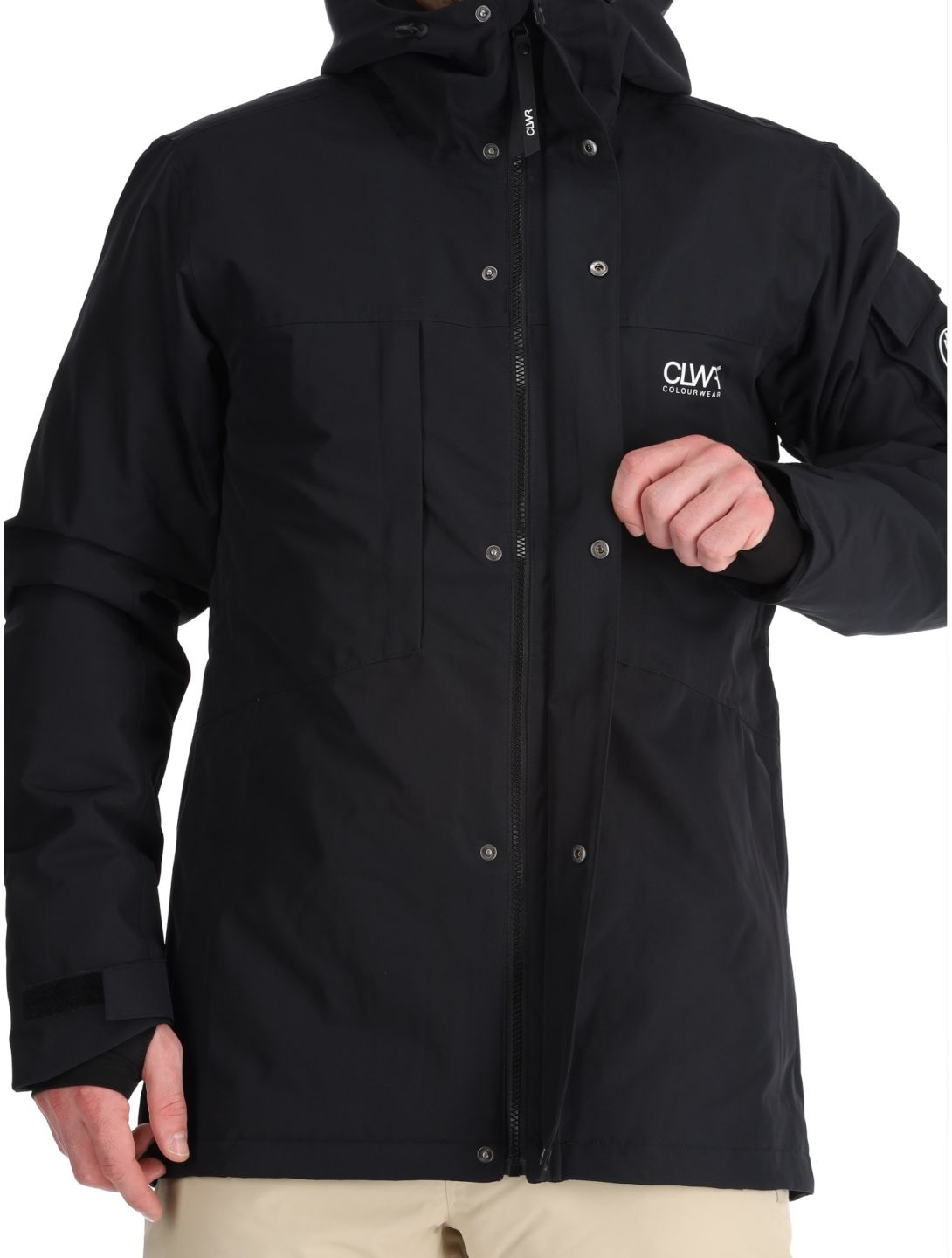 ColourWear, M Eagle ski jacket men Black black 