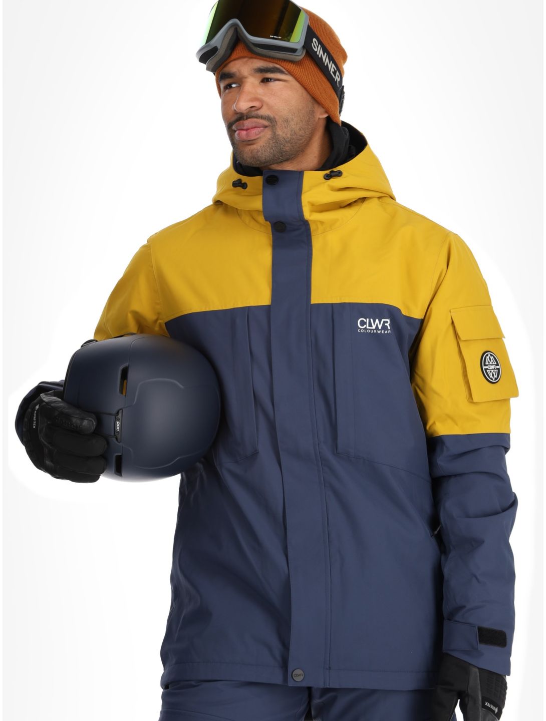 ColourWear, M Eagle ski jacket men Navy blue 