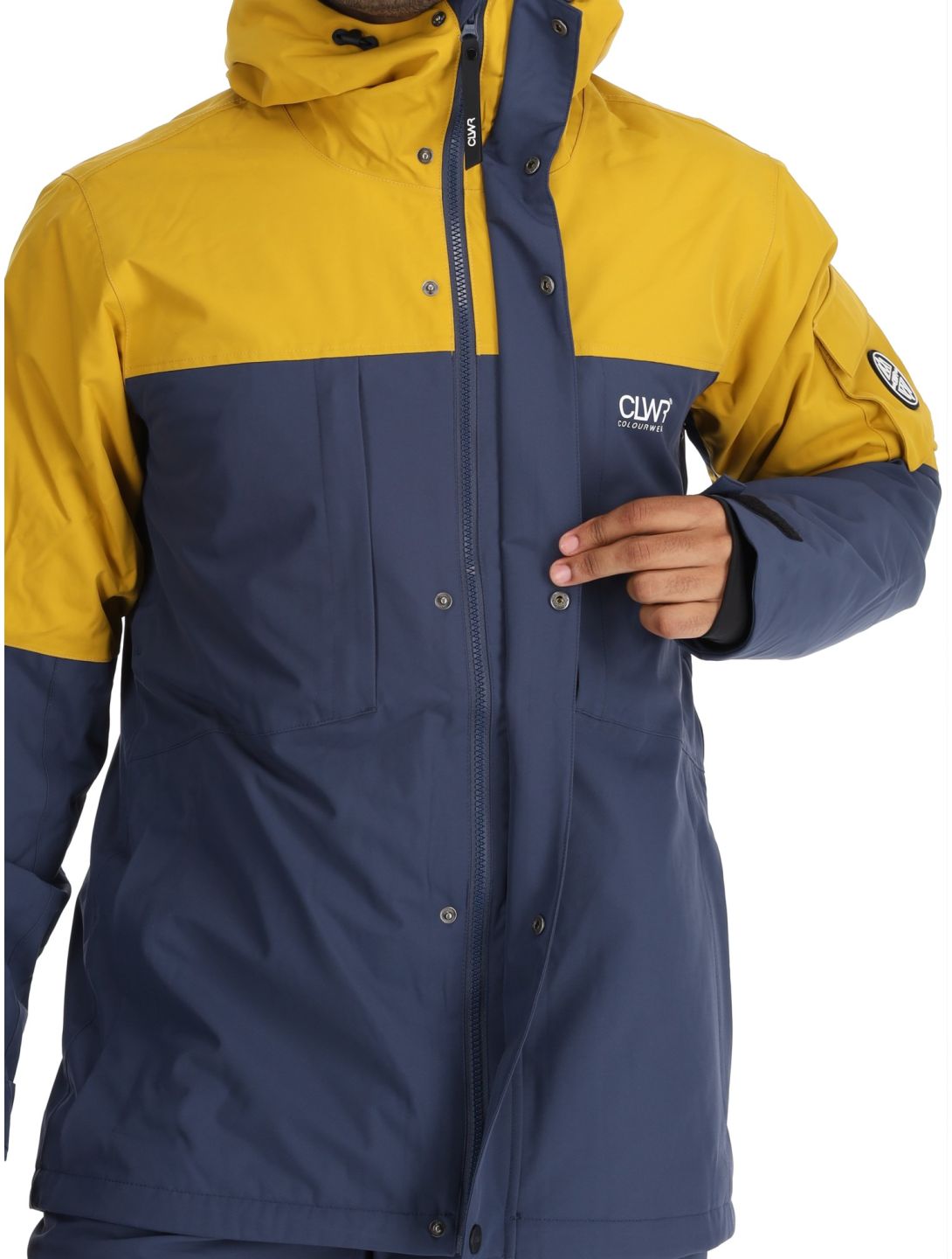 ColourWear, M Eagle ski jacket men Navy blue 