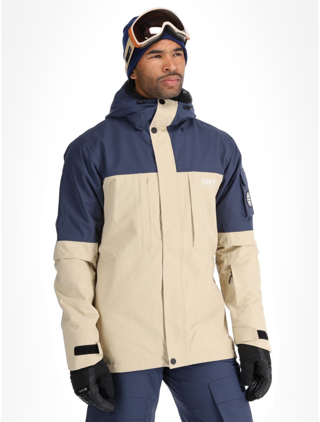 ColourWear, M Eagle ski jacket men Sand beige 