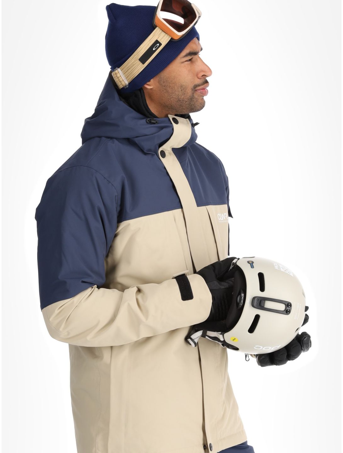 ColourWear, M Eagle ski jacket men Sand beige 