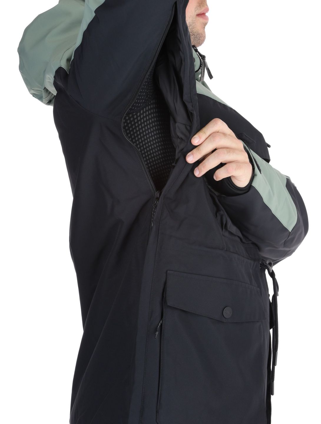 ColourWear, M Essential winter anorak men Dark Sage green 