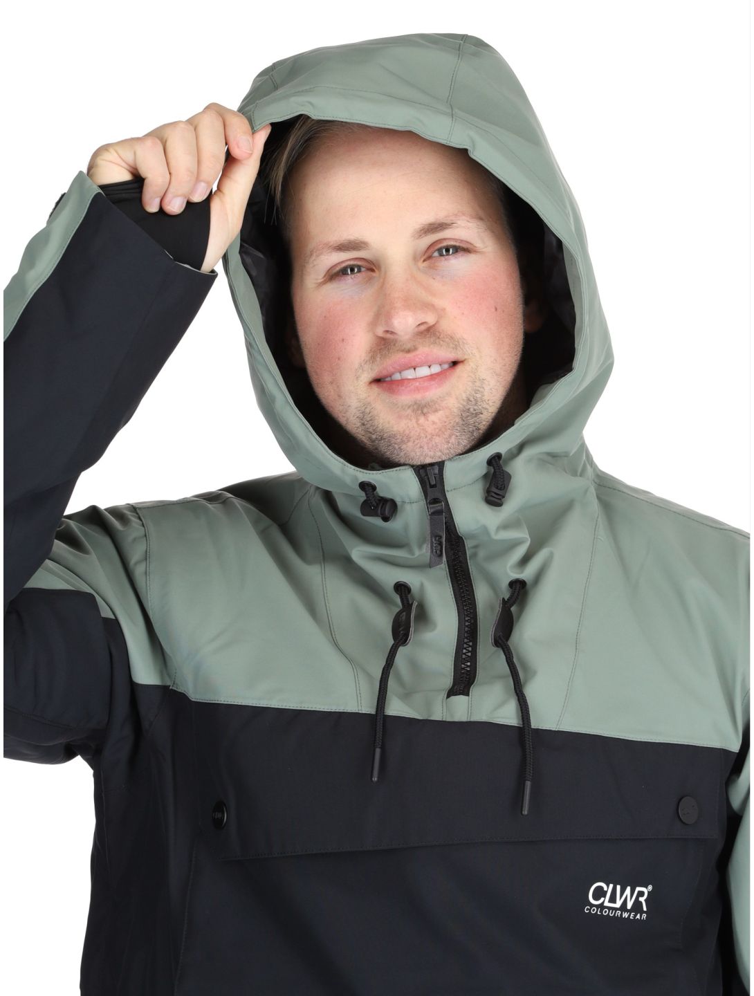 ColourWear, M Essential winter anorak men Dark Sage green 