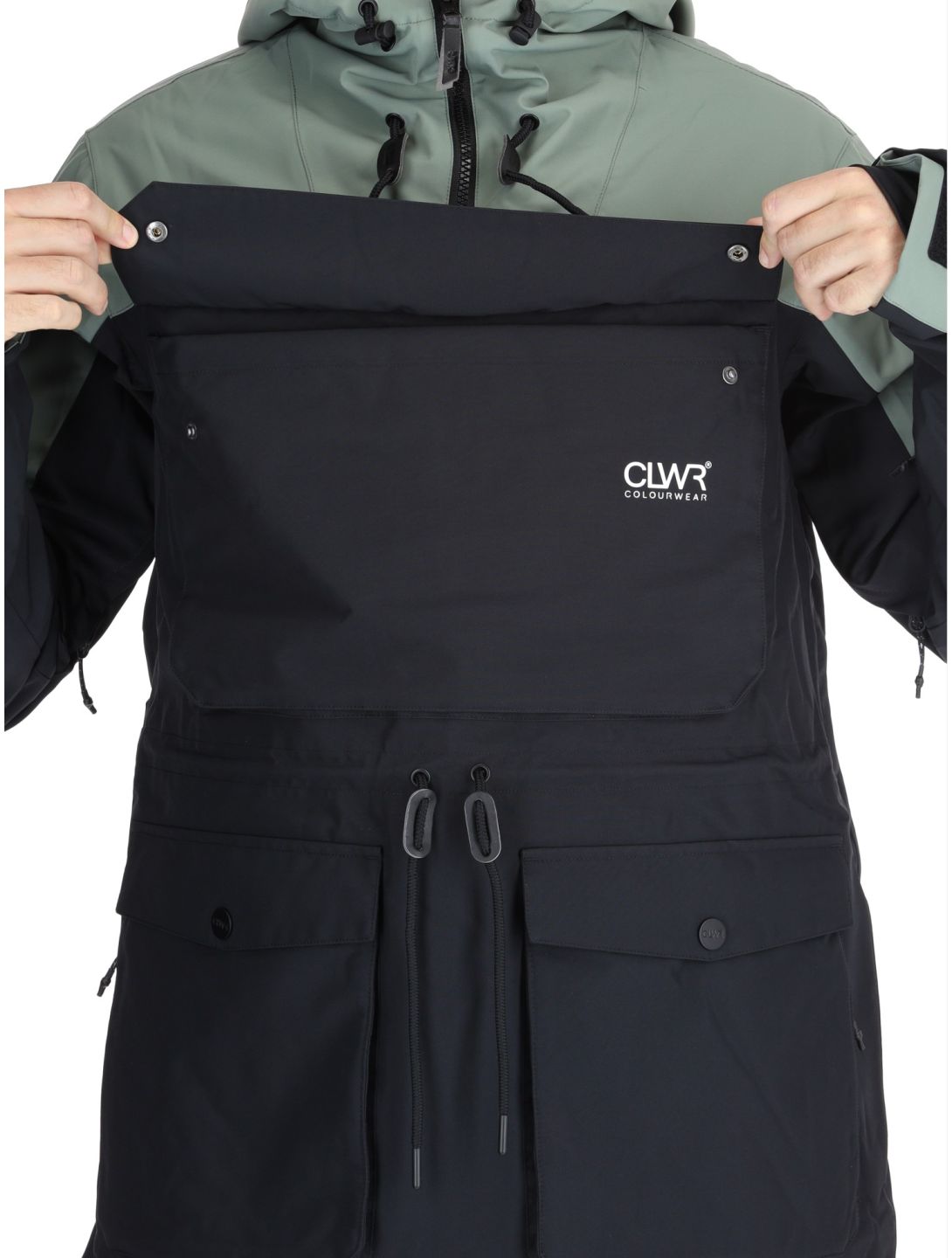 ColourWear, M Essential winter anorak men Dark Sage green 