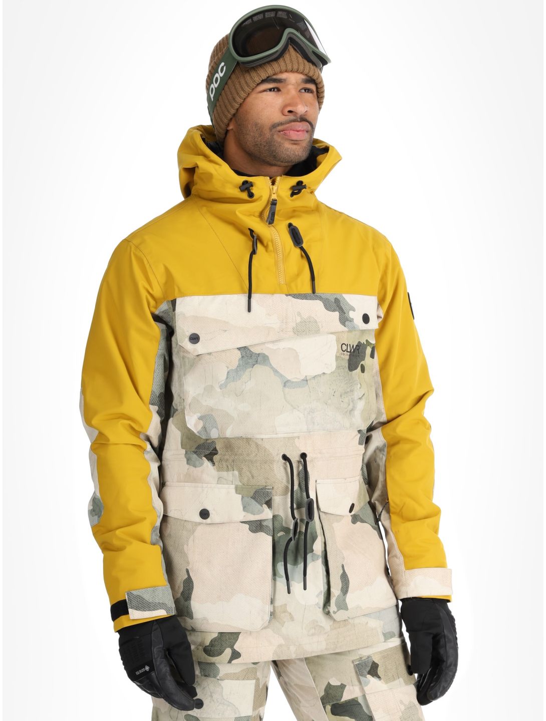 ColourWear, M Essential winter anorak men Yellow yellow 