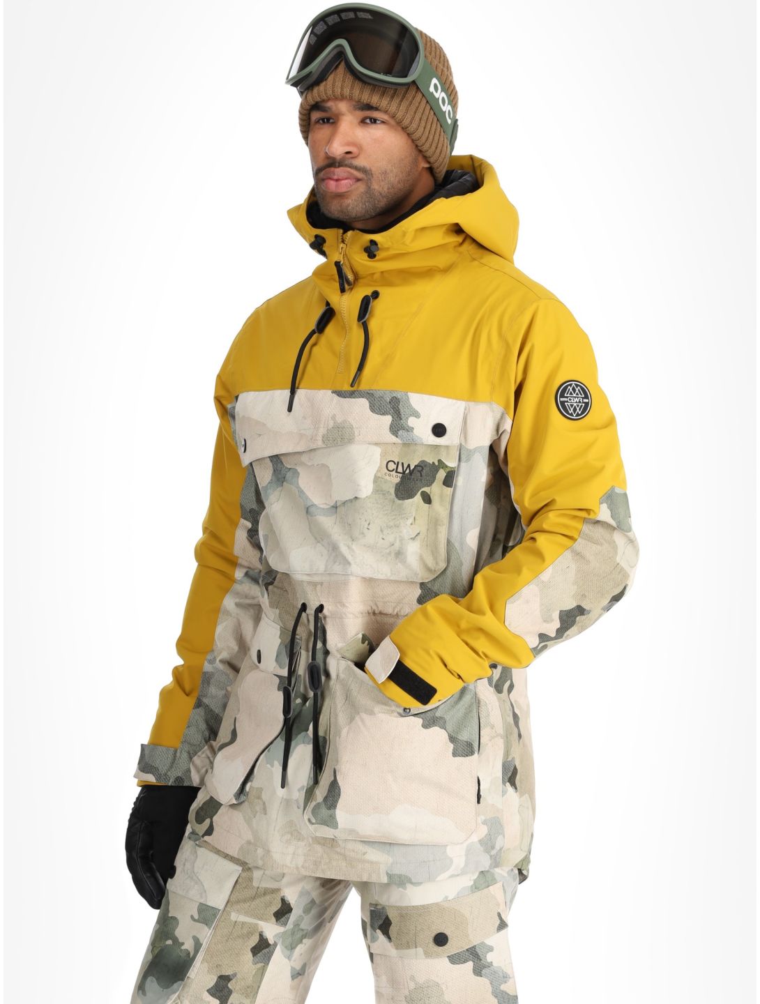 ColourWear, M Essential winter anorak men Yellow yellow 