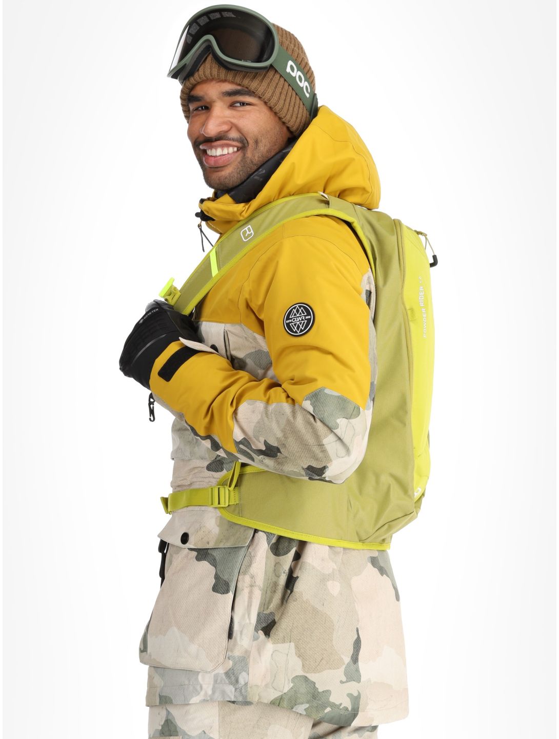 ColourWear, M Essential winter anorak men Yellow yellow 