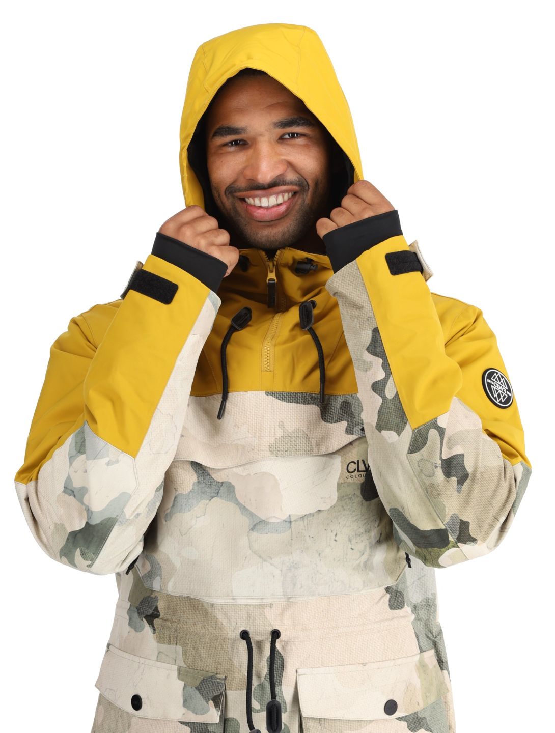 ColourWear, M Essential winter anorak men Yellow yellow 