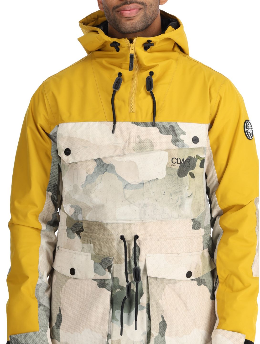 ColourWear, M Essential winter anorak men Yellow yellow 