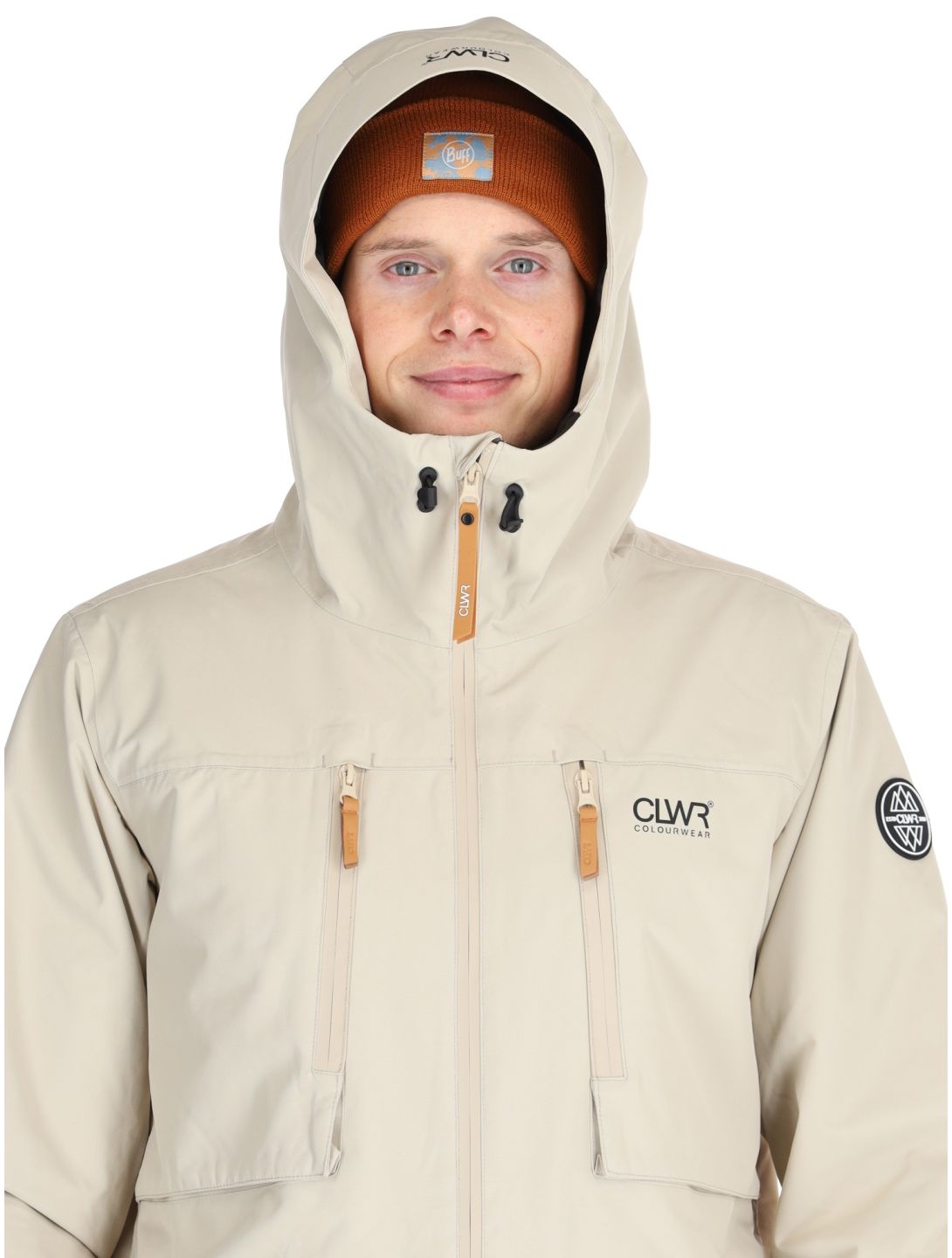 ColourWear, M Falk 2.0 ski jacket men Sand beige 