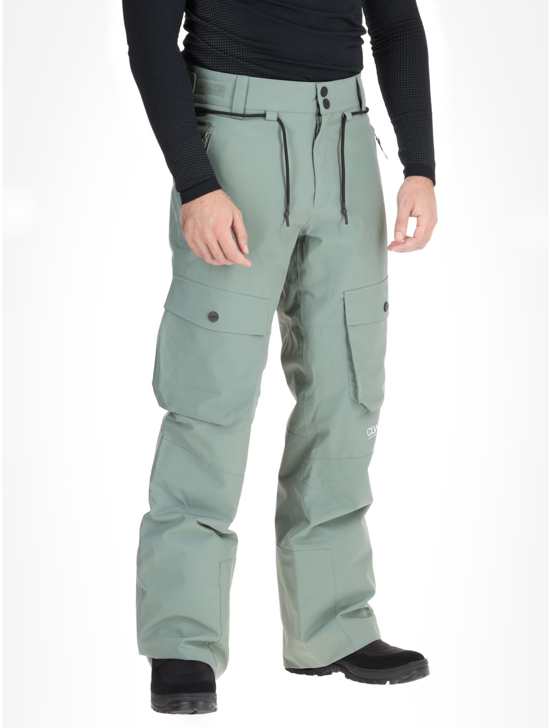 ColourWear, M Flight ski pants men Dark Sage green 