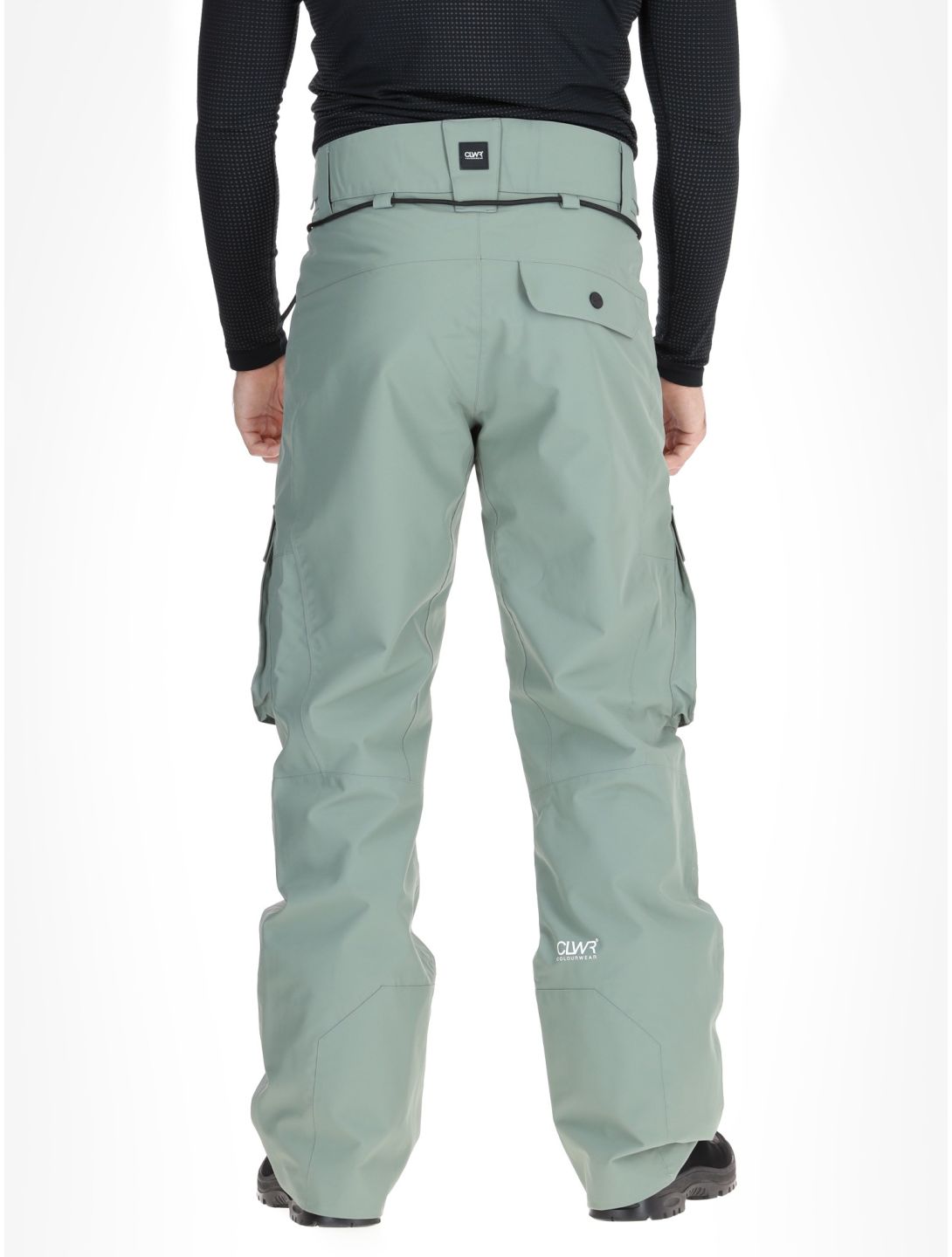 ColourWear, M Flight ski pants men Dark Sage green 