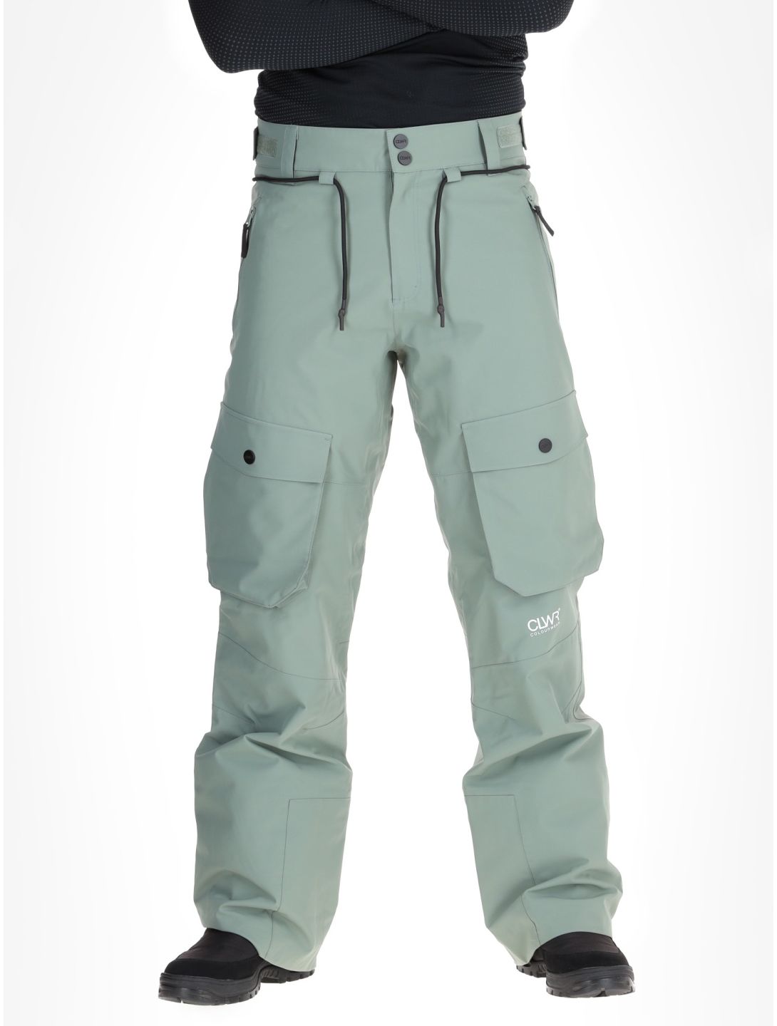 ColourWear, M Flight ski pants men Dark Sage green 