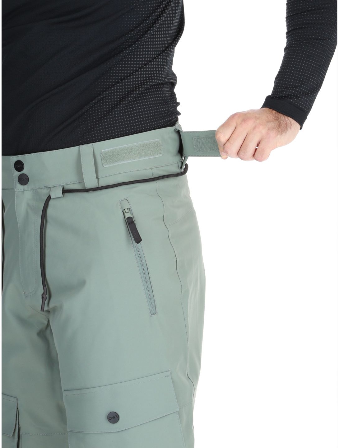 ColourWear, M Flight ski pants men Dark Sage green 