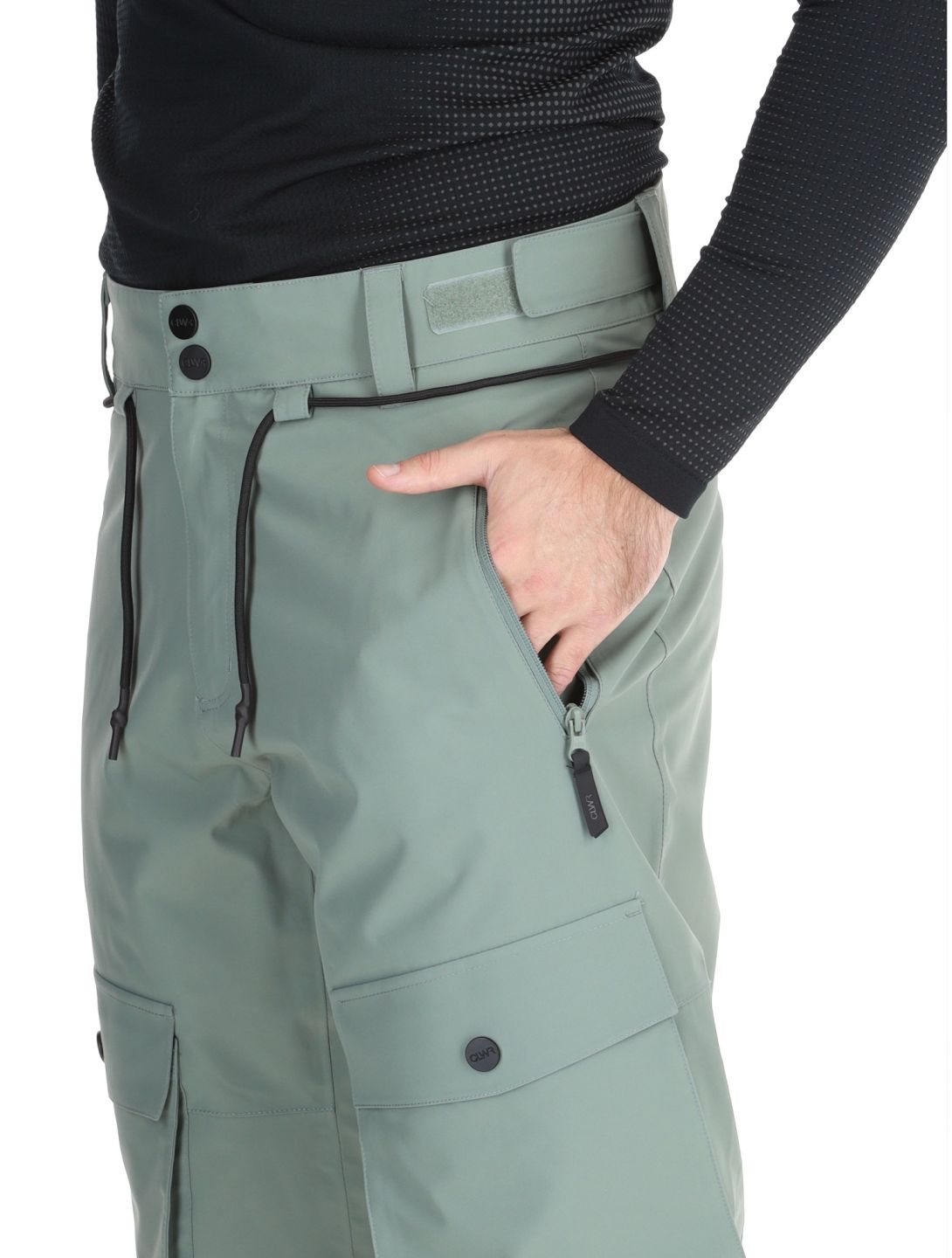 ColourWear, M Flight ski pants men Dark Sage green 