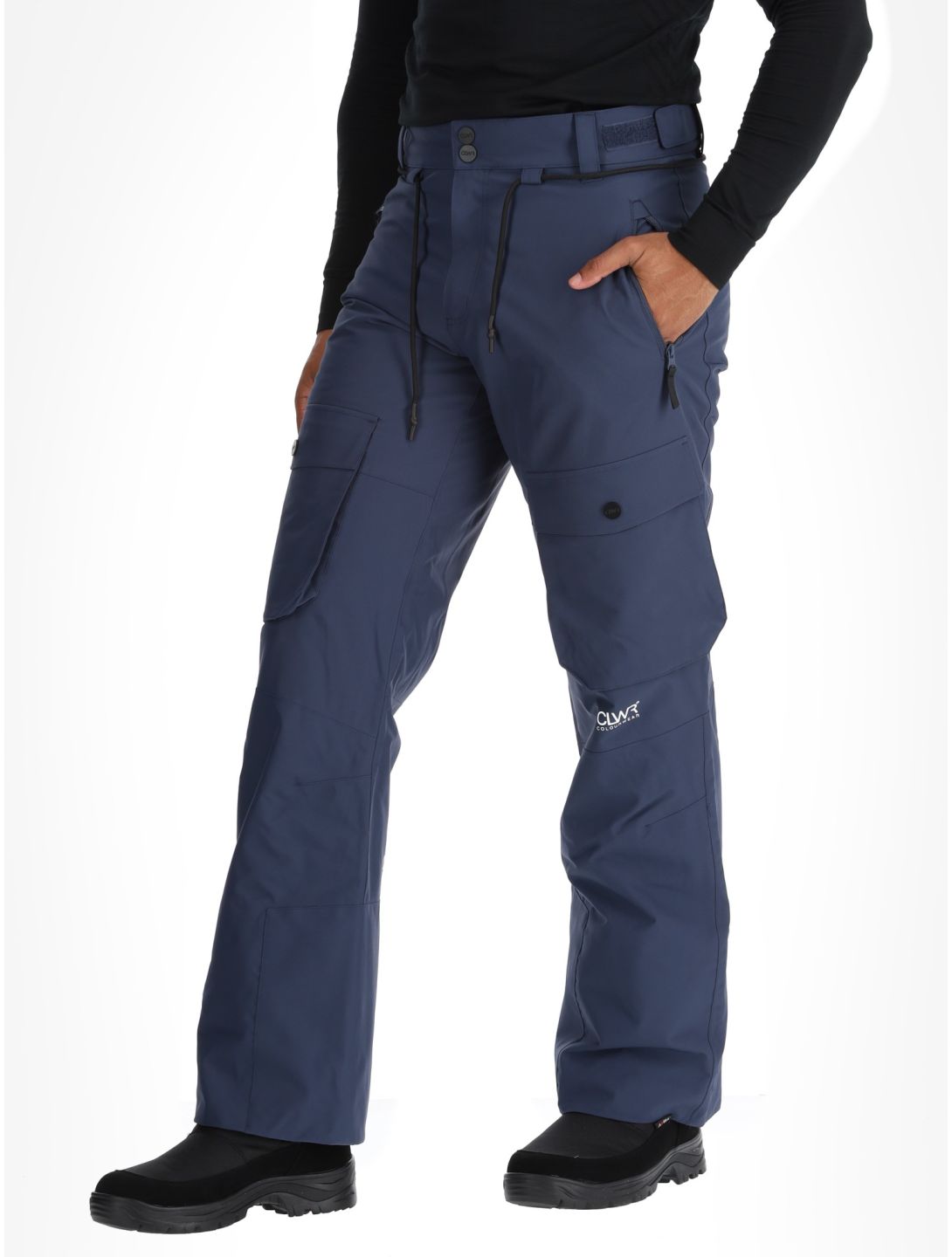 ColourWear, M Flight ski pants men Navy blue 