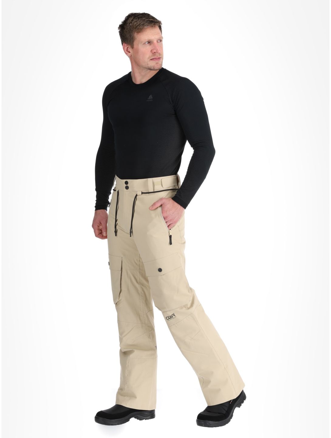 ColourWear, M Flight ski pants men Sand beige 