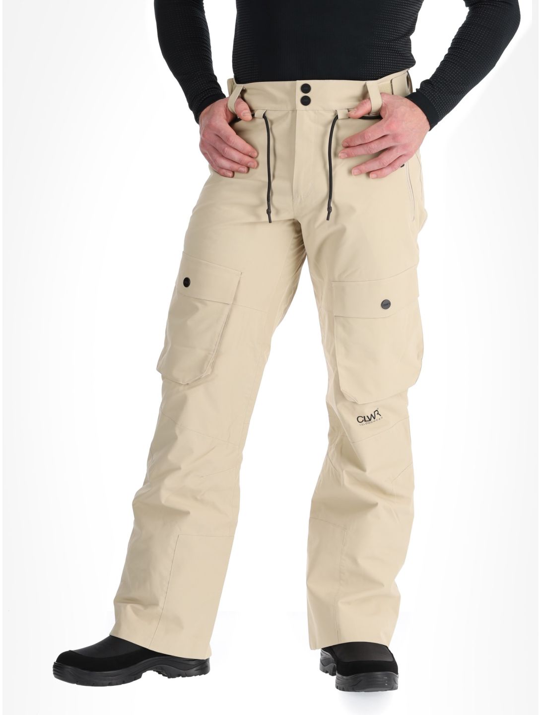 ColourWear, M Flight ski pants men Sand beige 