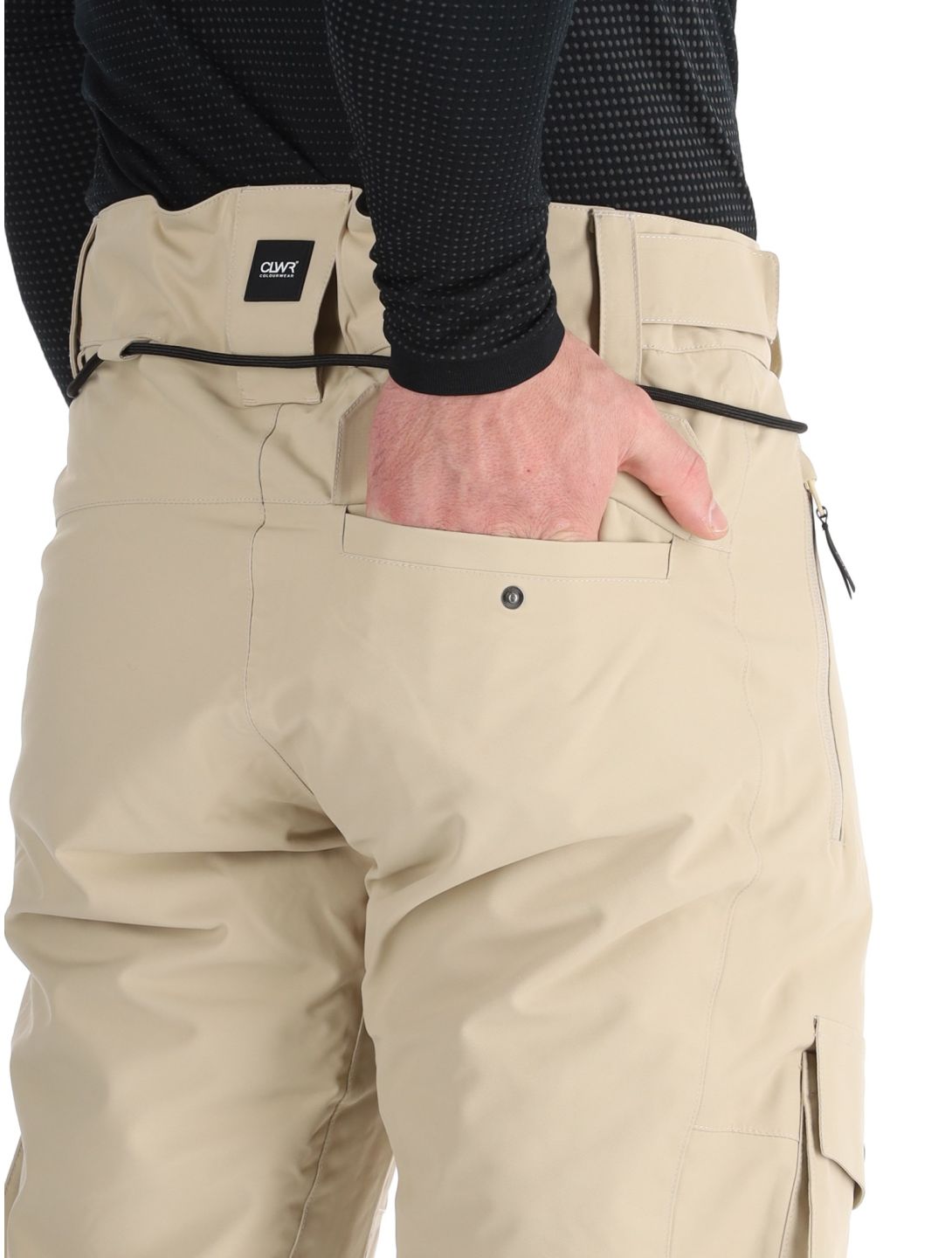 ColourWear, M Flight ski pants men Sand beige 