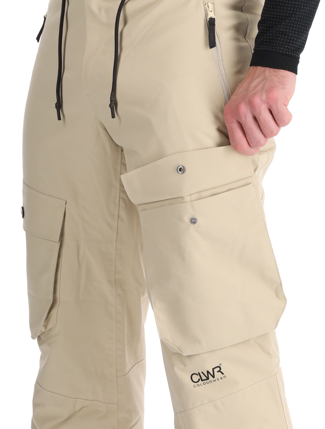 ColourWear, M Flight ski pants men Sand beige 