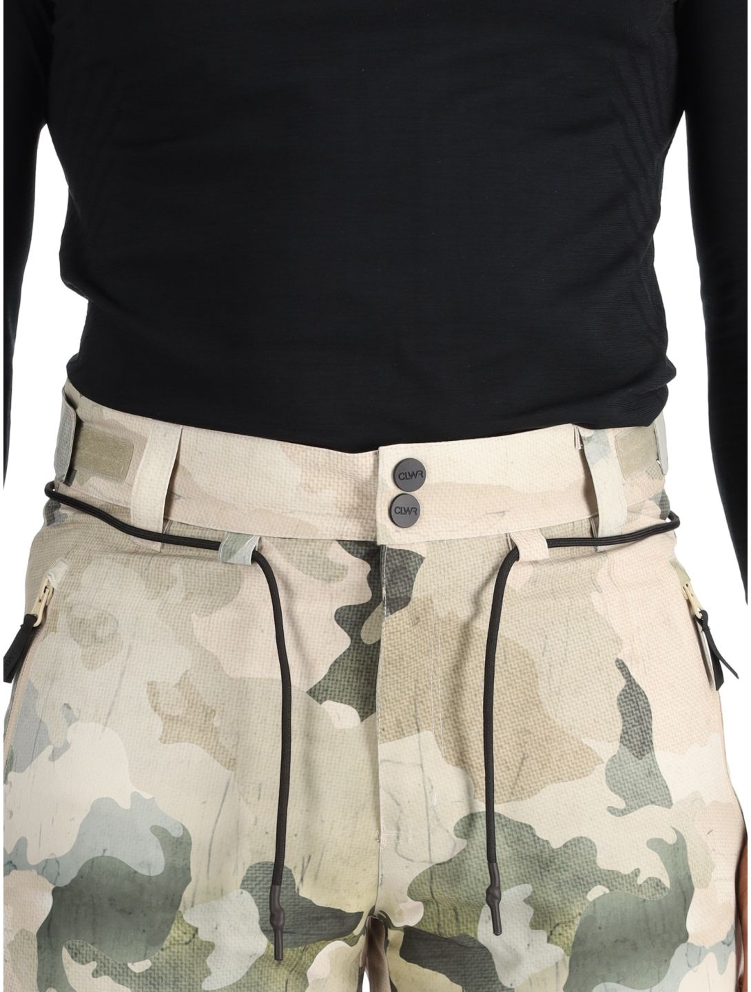 ColourWear, M Flight ski pants men Water Camo beige 