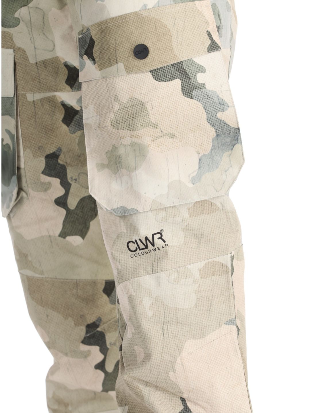 ColourWear, M Flight ski pants men Water Camo beige 