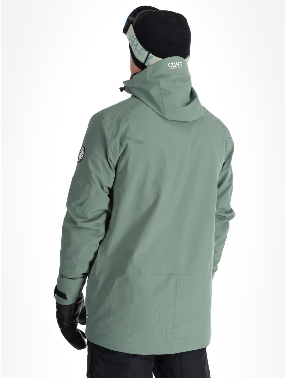 ColourWear, M Foil Anorak ski jacket men Dark Sage green 