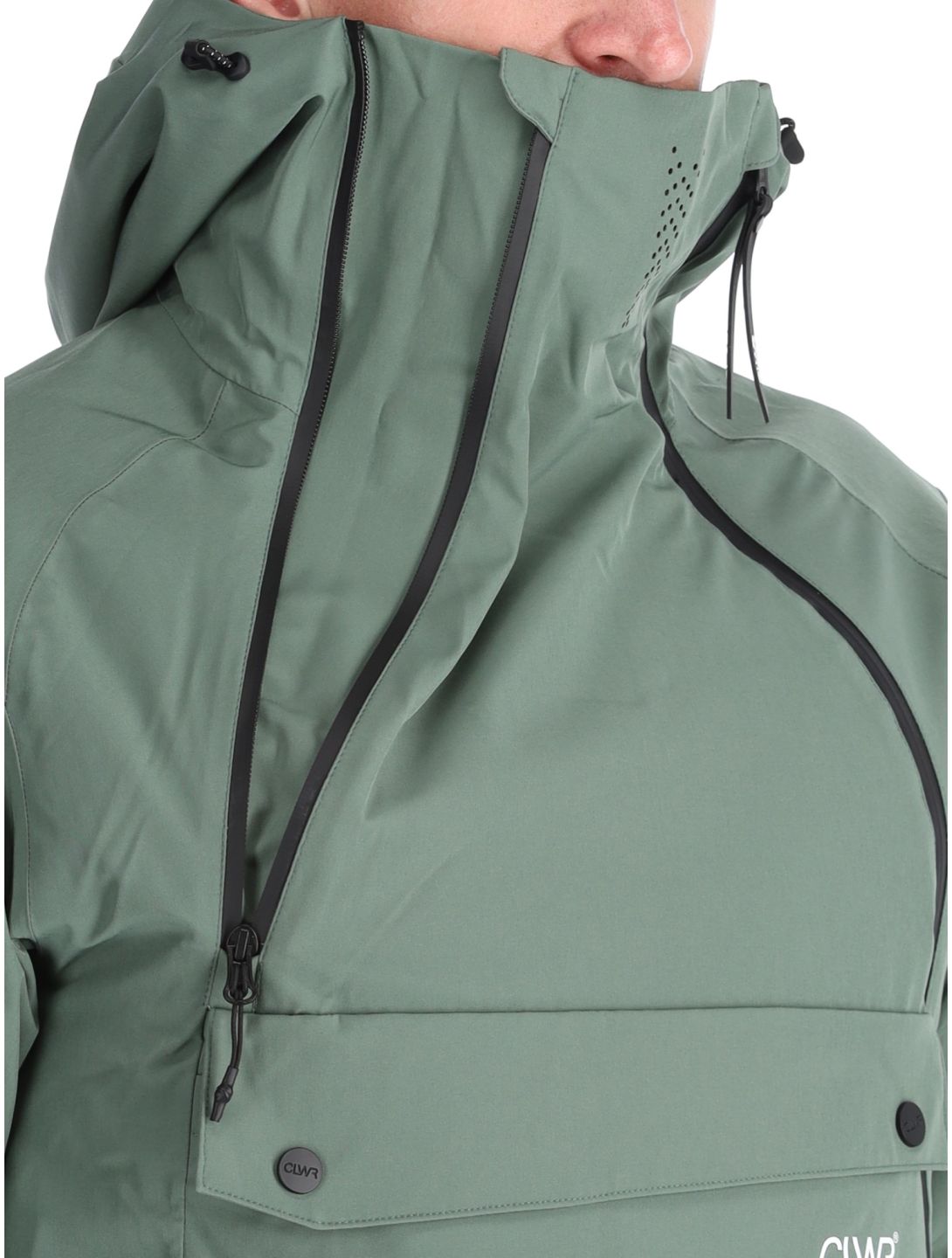 ColourWear, M Foil Anorak ski jacket men Dark Sage green 