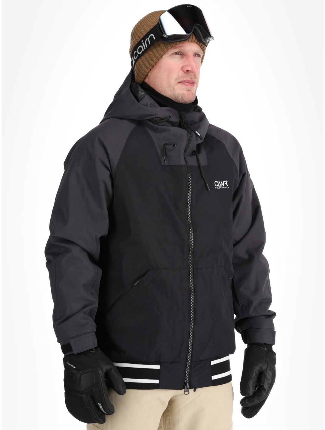 ColourWear, M League 2.0 ski jacket men Black black 