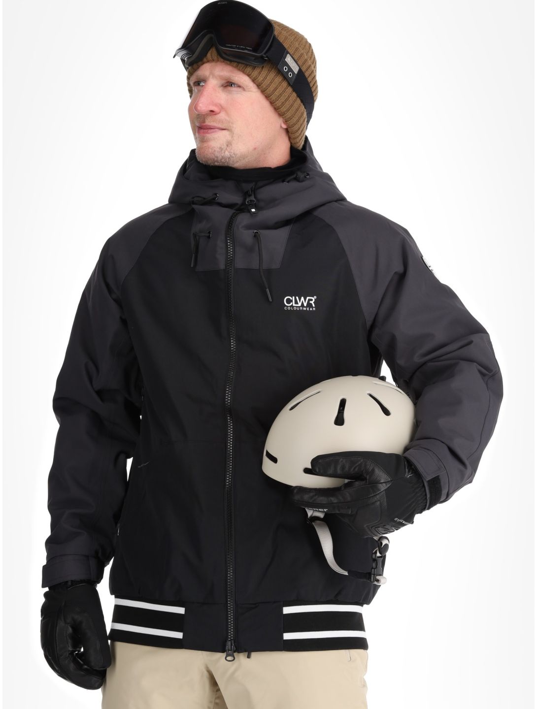 ColourWear, M League 2.0 ski jacket men Black black 