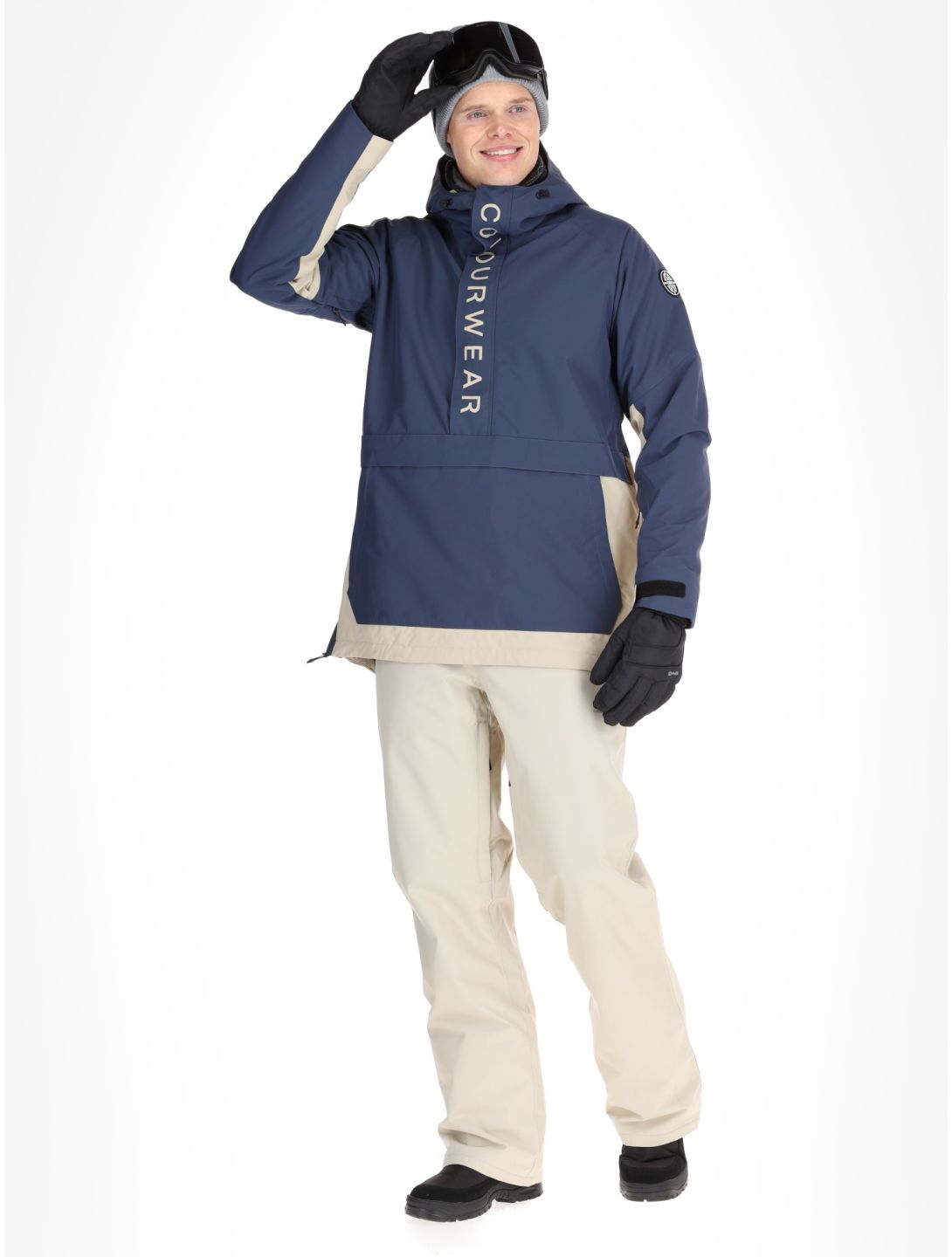 ColourWear, M Signature winter anorak men Navy blue 