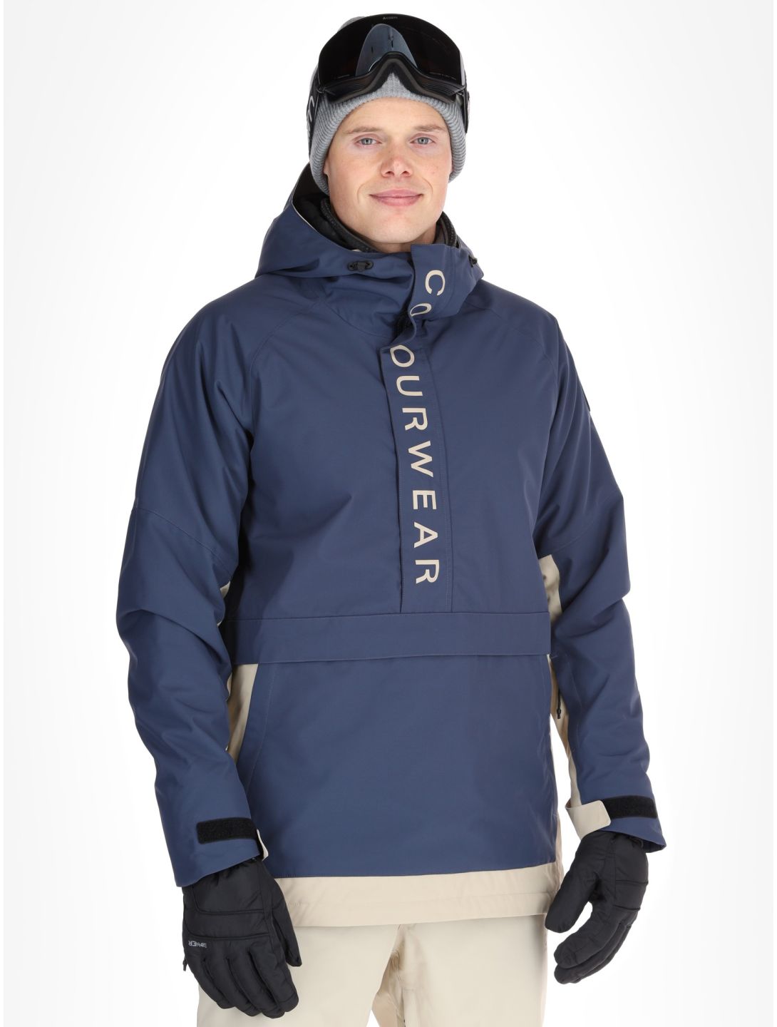 ColourWear, M Signature winter anorak men Navy blue 