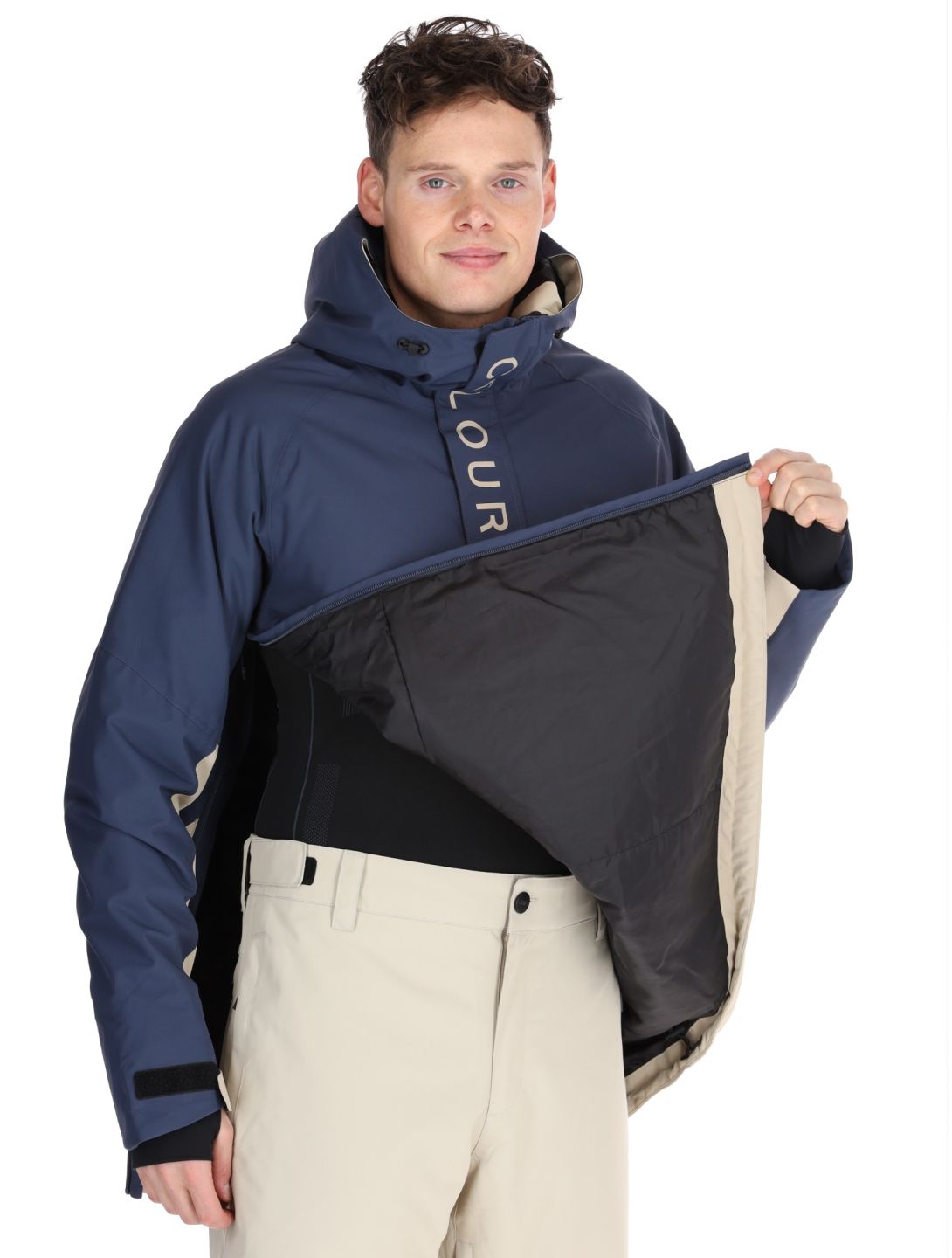 ColourWear, M Signature winter anorak men Navy blue 