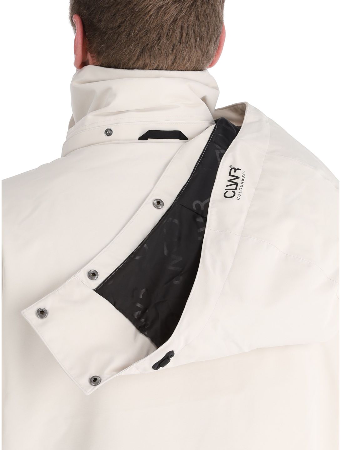 ColourWear, U Mountain Cargo ski jacket unisex Off-White white 