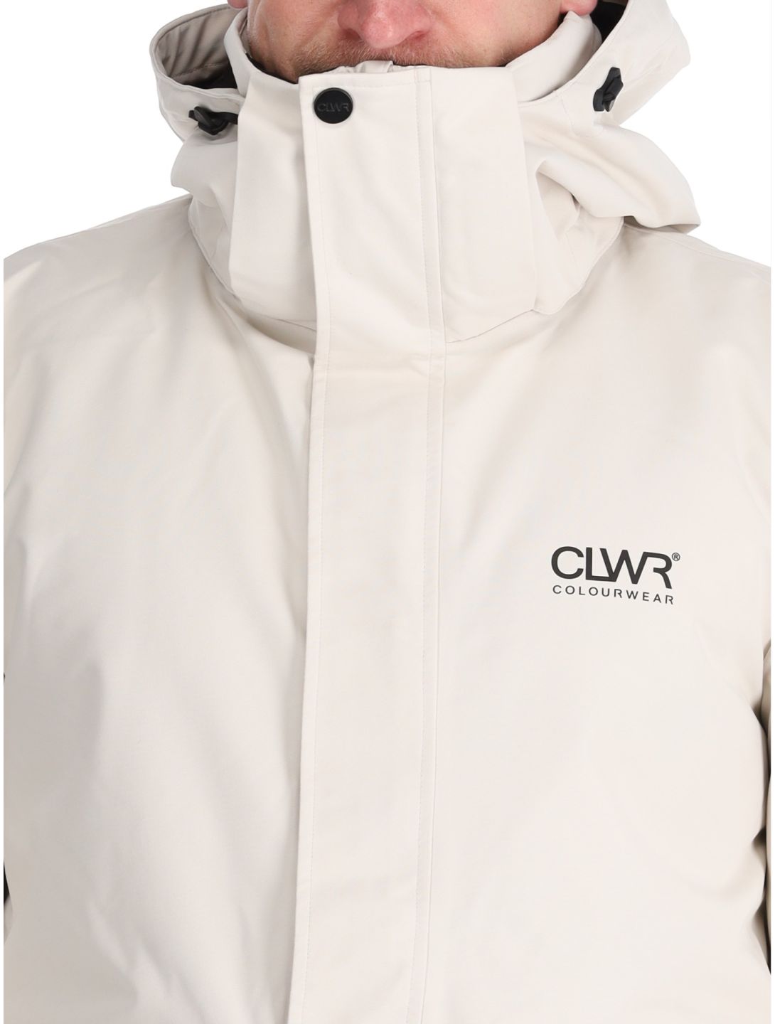 ColourWear, U Mountain Cargo ski jacket unisex Off-White white 