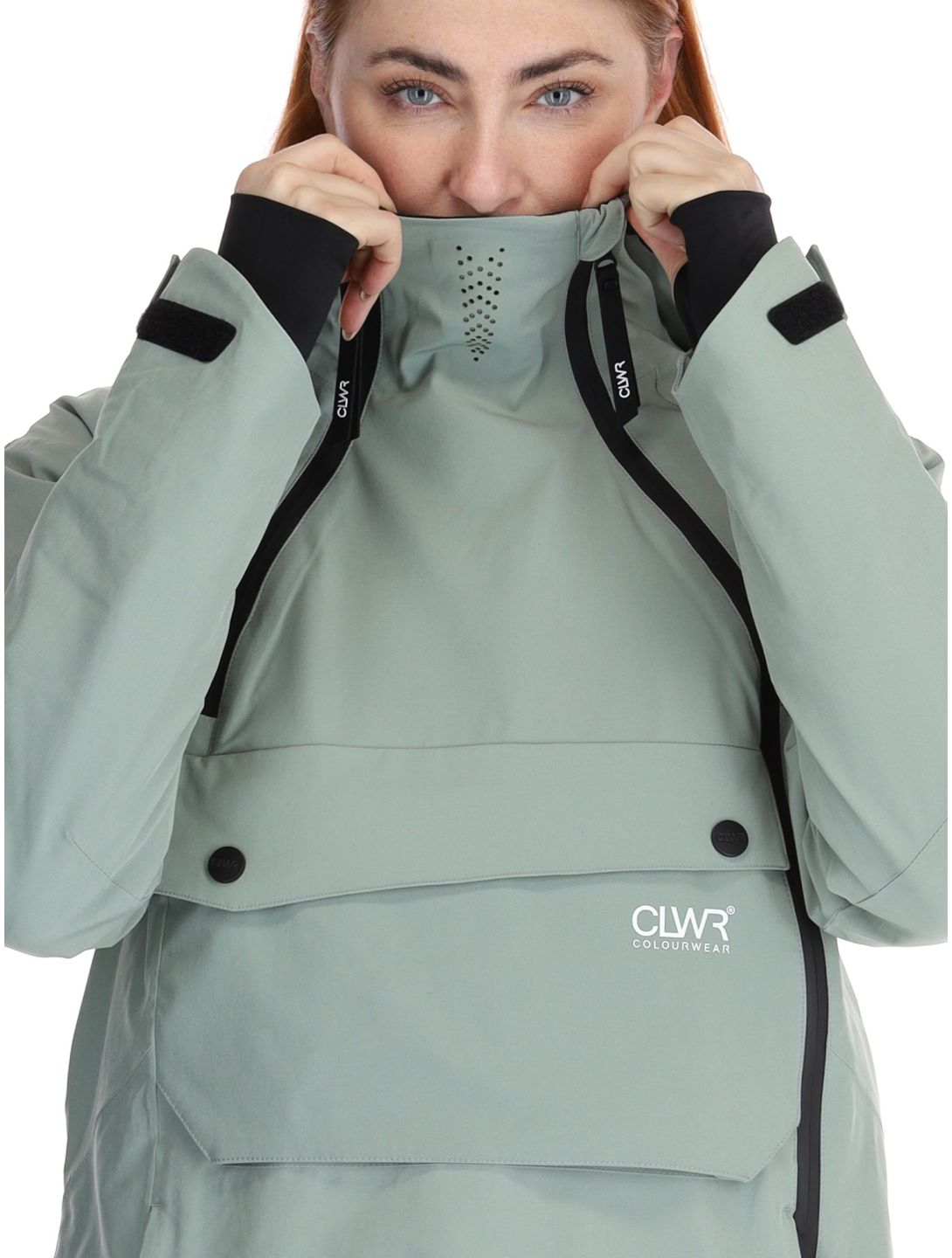 ColourWear, W Cake 2.0 ski jacket women Light Sage green 