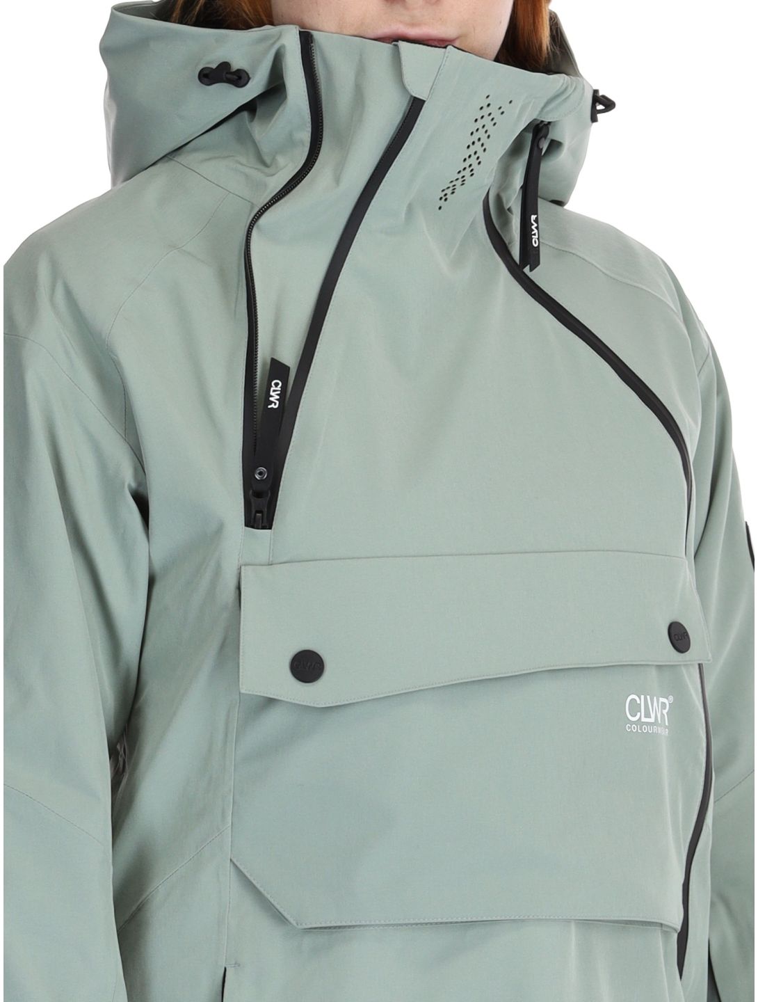 ColourWear, W Cake 2.0 ski jacket women Light Sage green 