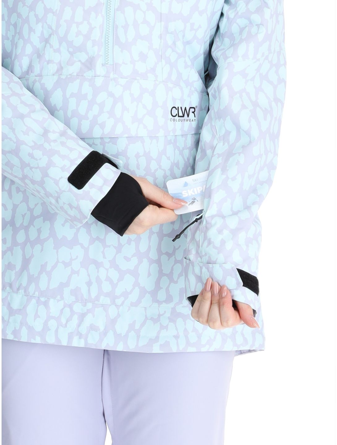 ColourWear, W Homage 2.0 winter anorak women Leopard Lilac purple 