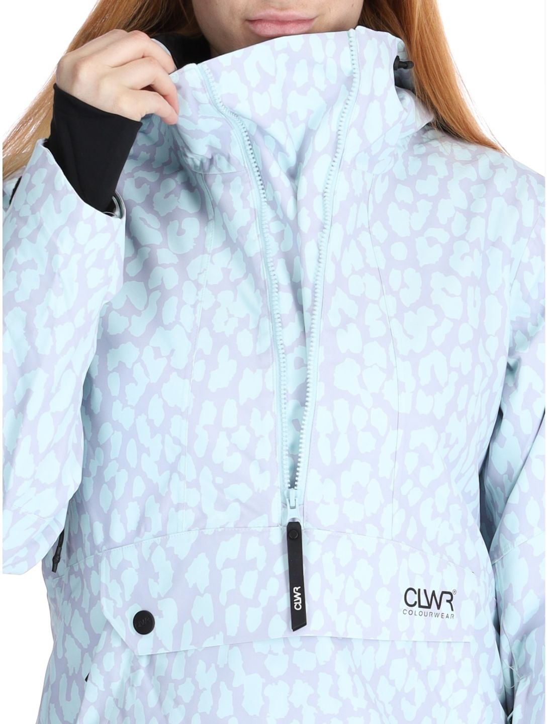 ColourWear, W Homage 2.0 winter anorak women Leopard Lilac purple 