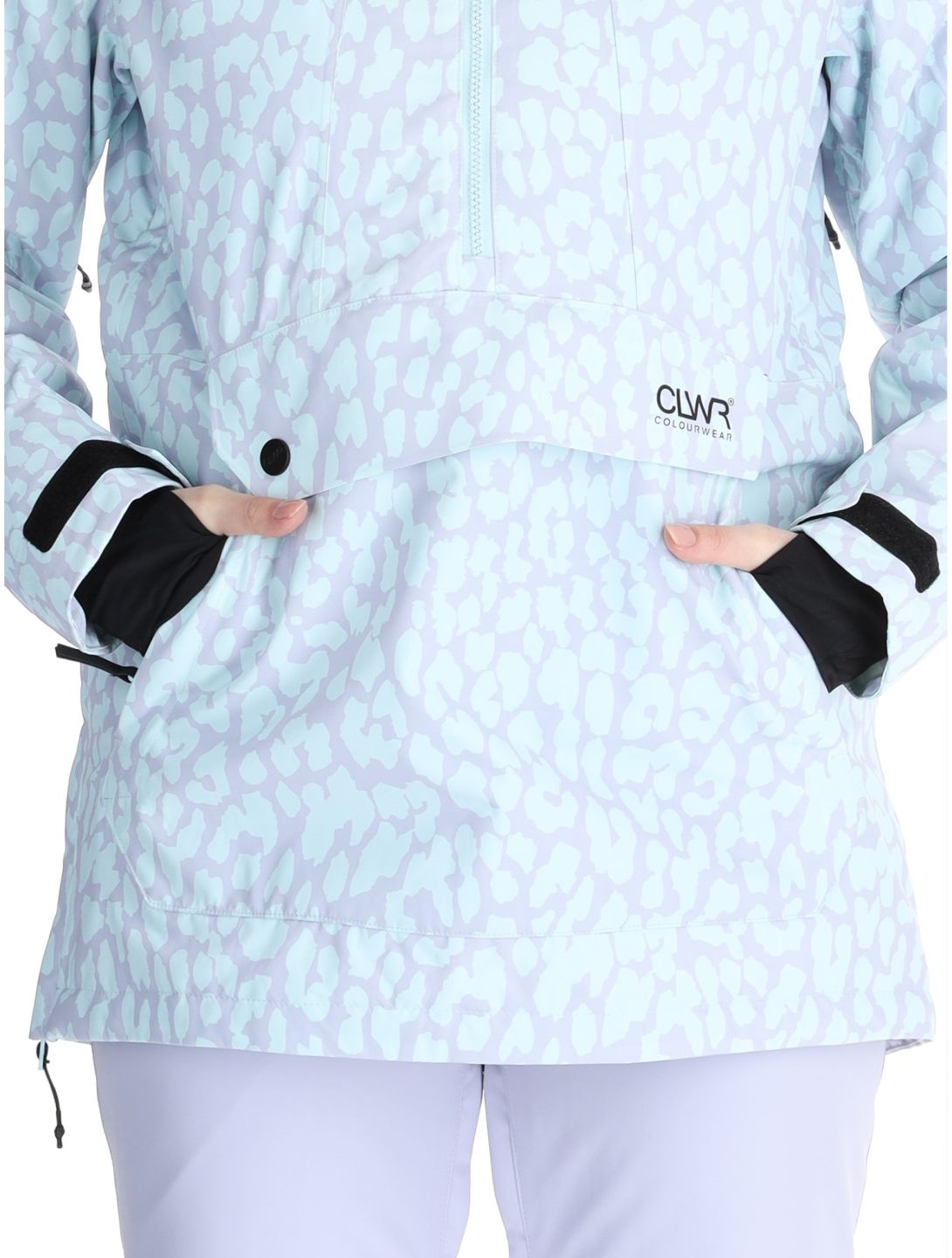 ColourWear, W Homage 2.0 winter anorak women Leopard Lilac purple 