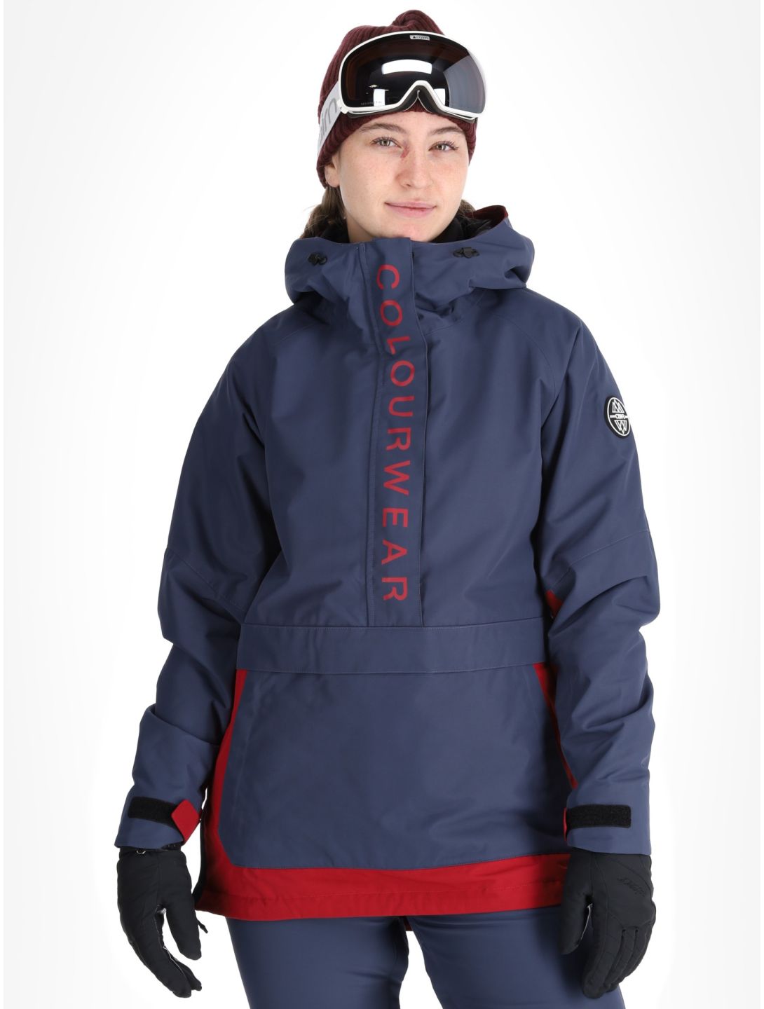 ColourWear, W Signature winter anorak women Navy blue 