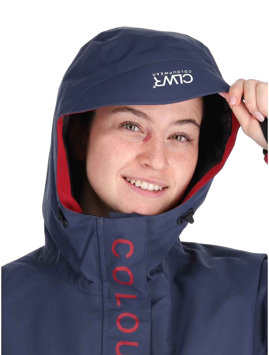 ColourWear, W Signature winter anorak women Navy blue 