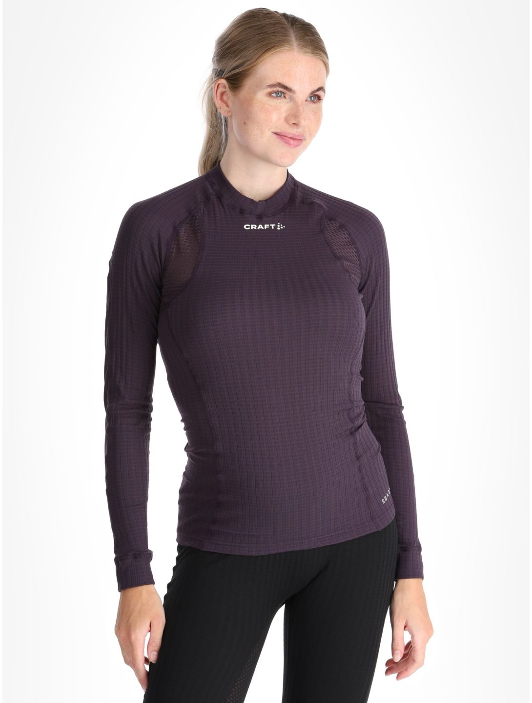 Craft, Active Extreme X Crewneck LS thermal shirt women DK Plum purple 