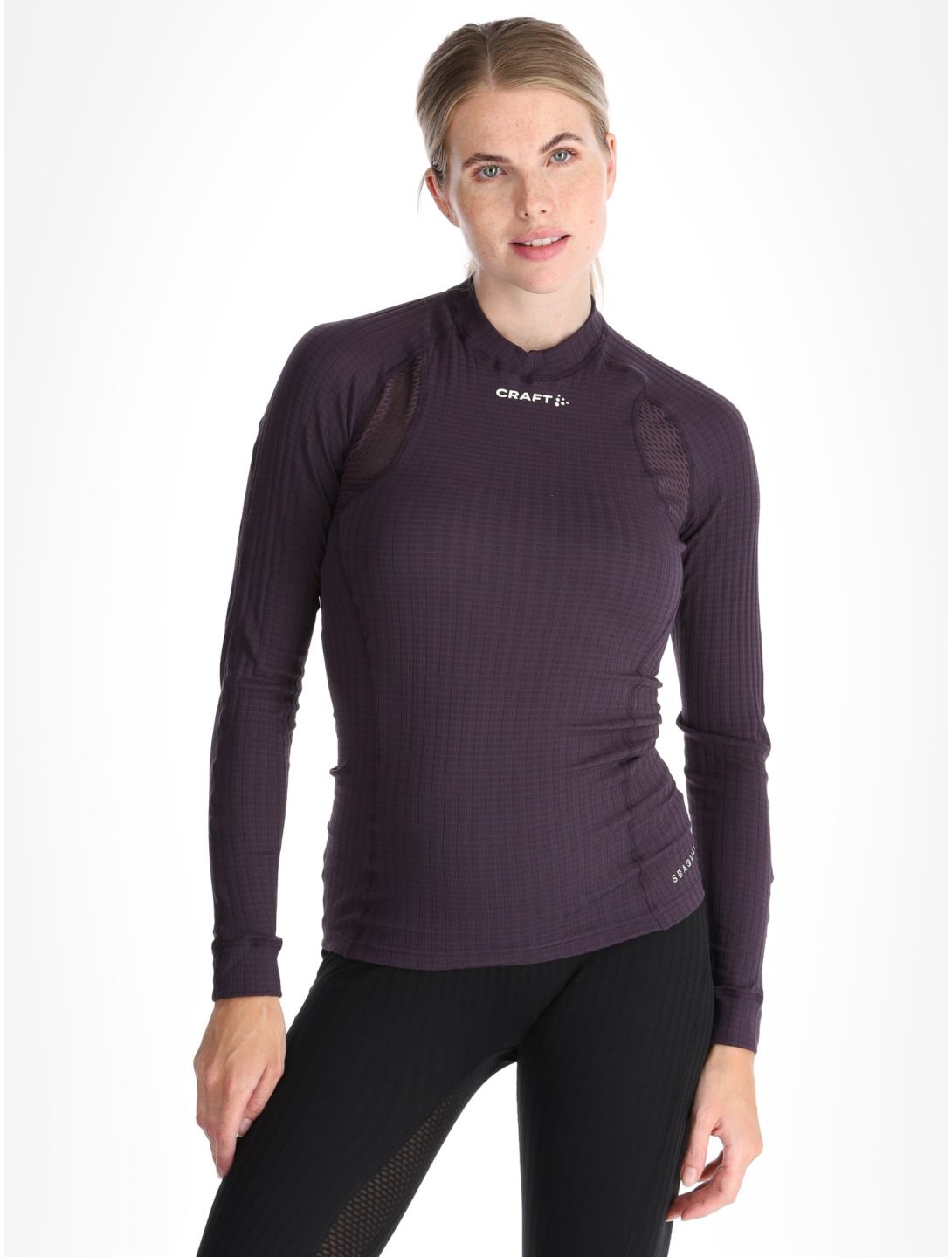 Craft, Active Extreme X Crewneck LS thermal shirt women DK Plum purple 