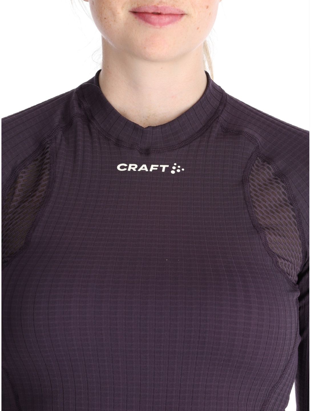 Craft, Active Extreme X Crewneck LS thermal shirt women DK Plum purple 