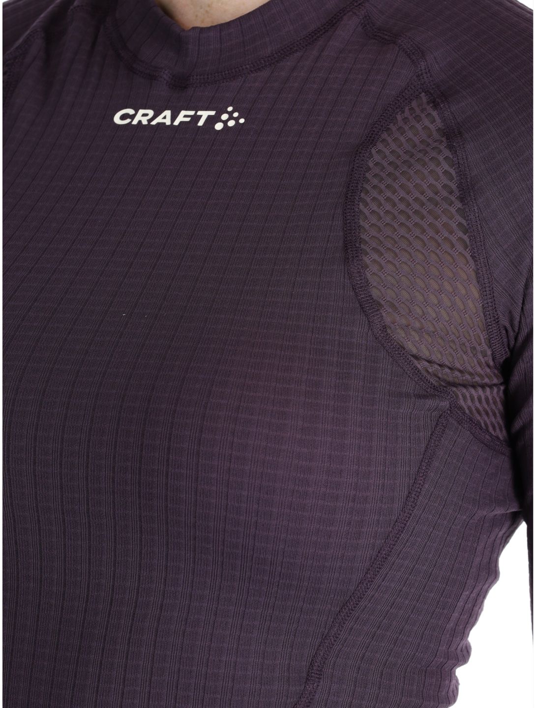 Craft, Active Extreme X Crewneck LS thermal shirt women DK Plum purple 