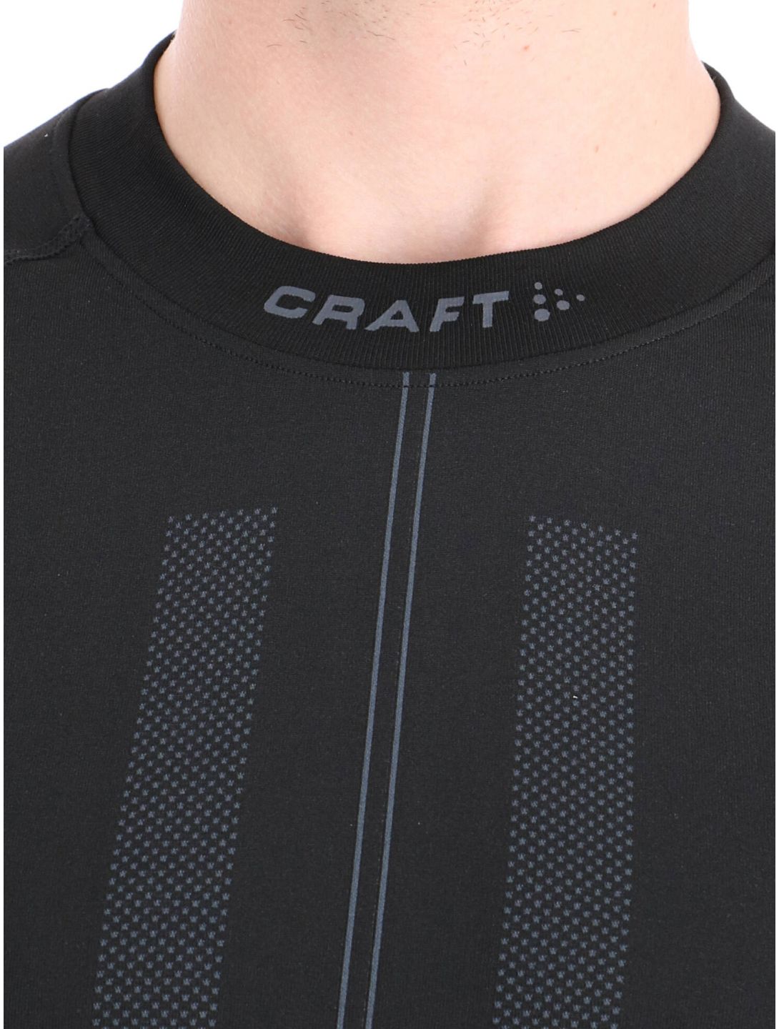 Craft, Active Intensity Crewneck LS thermal shirt men Black / Asphalt black 