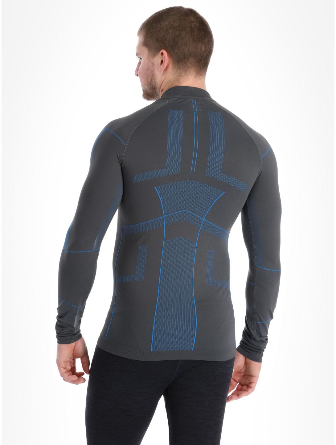 Craft, Active Intensity Crewneck LS thermal shirt men Granite-Ray blue, grey 